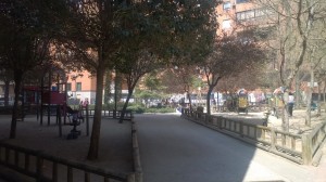 Vista general del parque de la calle Juan Duque